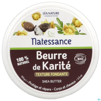 NATESSANCE BEURRE KARITE BIO 100G