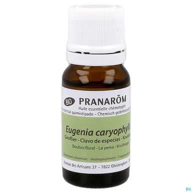 Pranarom Huile Essentielle Bio Giroflier Bouton Floral 10ml