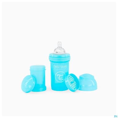 TWISTSHAKE BIB 180ML BLEU PAST 0M+