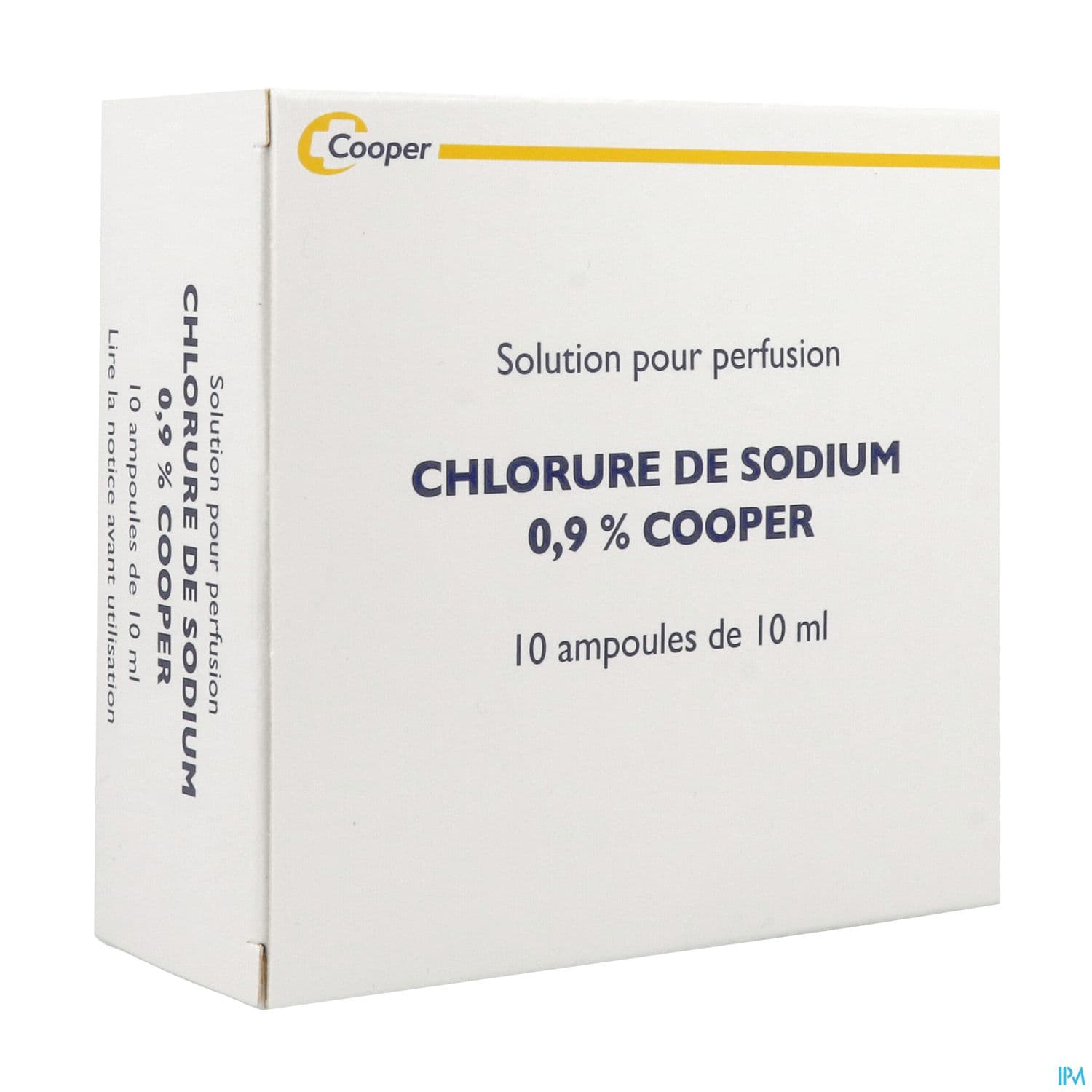 Cooper Sodium Chlorure 0.9% Solution Injectable 10ml 10
