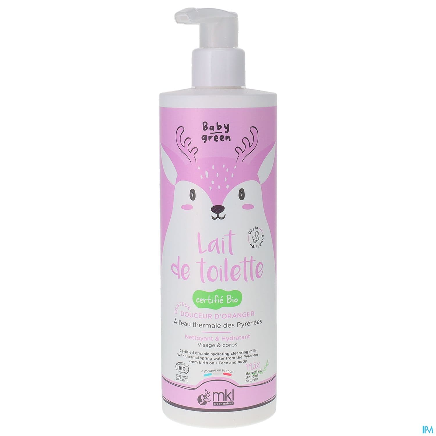 MKL BABY GREEN LAIT 2EN1 BIO 400ML