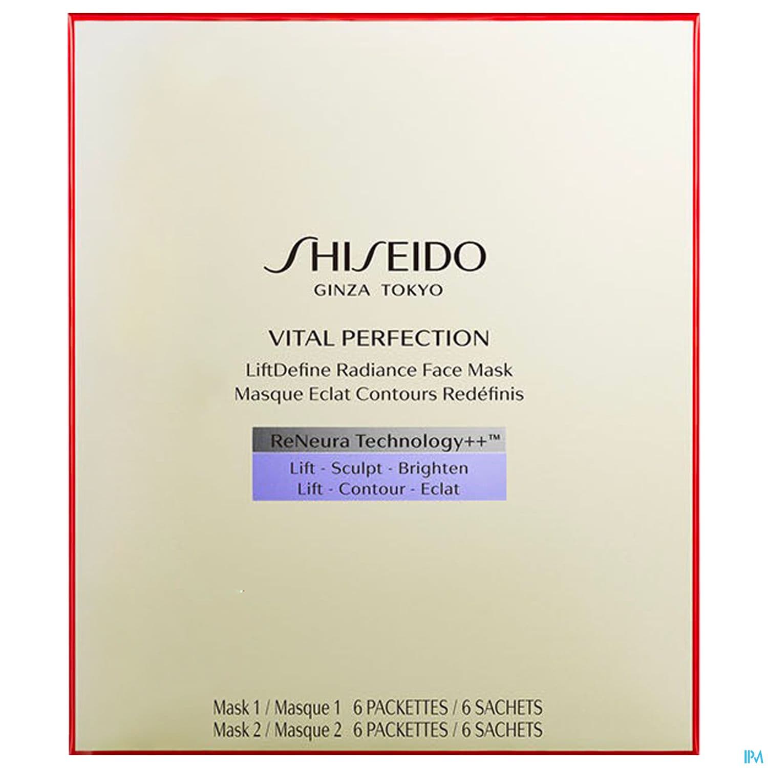 Shiseido Vital Perfection Masque Tissu X6