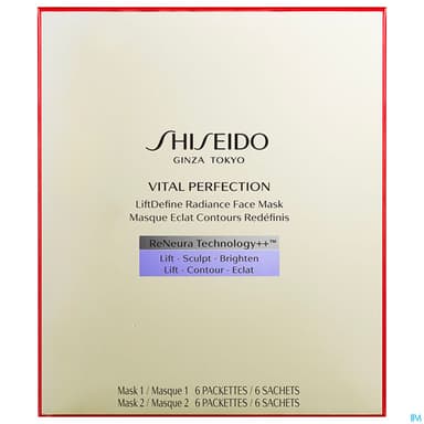 Shiseido Vital Perfection Masque Tissu X6