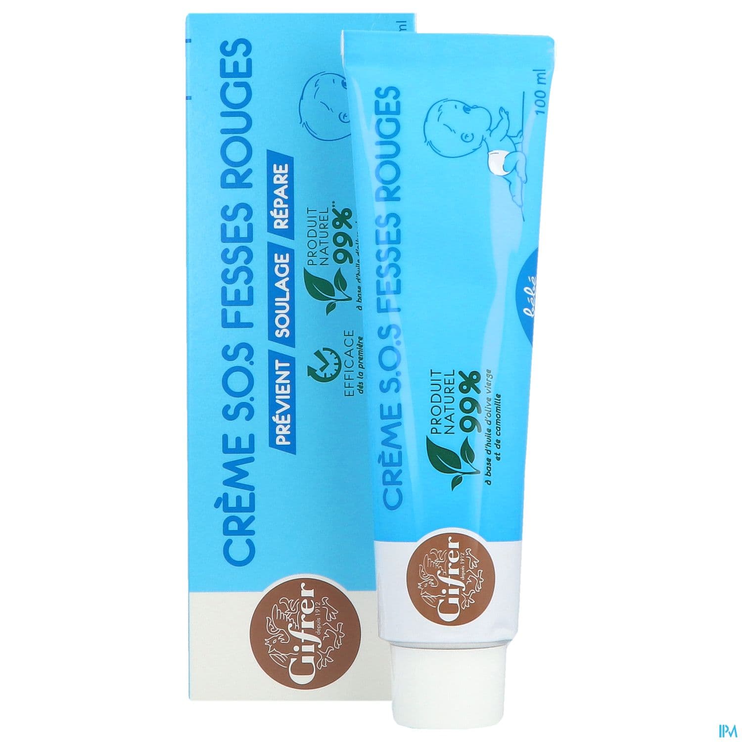 GIFRER CR SOS FESSE ROUGE 100ML