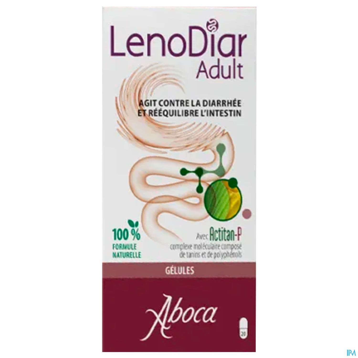 Aboca Lenodiar Adult Diarrhee Equilibre Intest Gelule 20