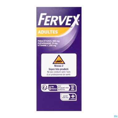 FERVEX ADULTES SACHET 8