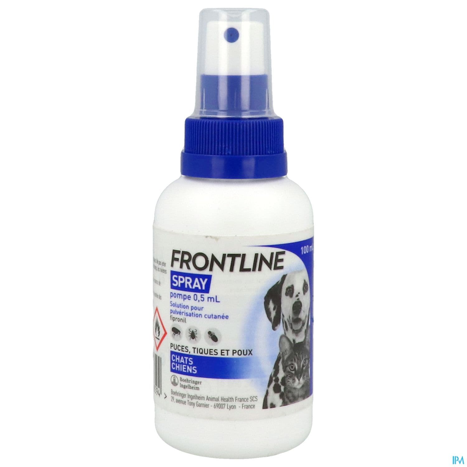 Frontline Spray Pompe Chien Chat 100ml