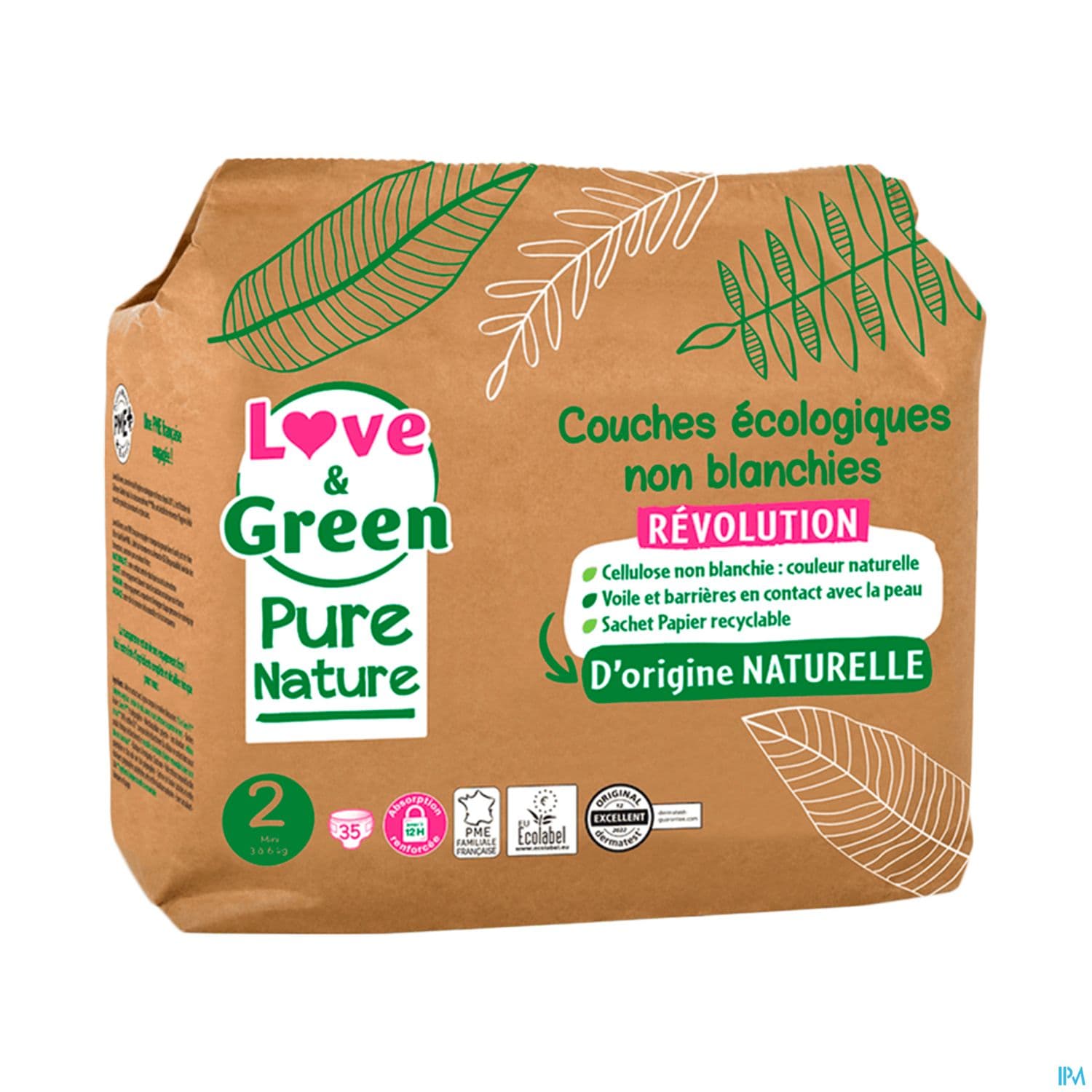 LOVE&GREEN COUCH PURE NATURE T2 35 — Pharmacie aux enfants