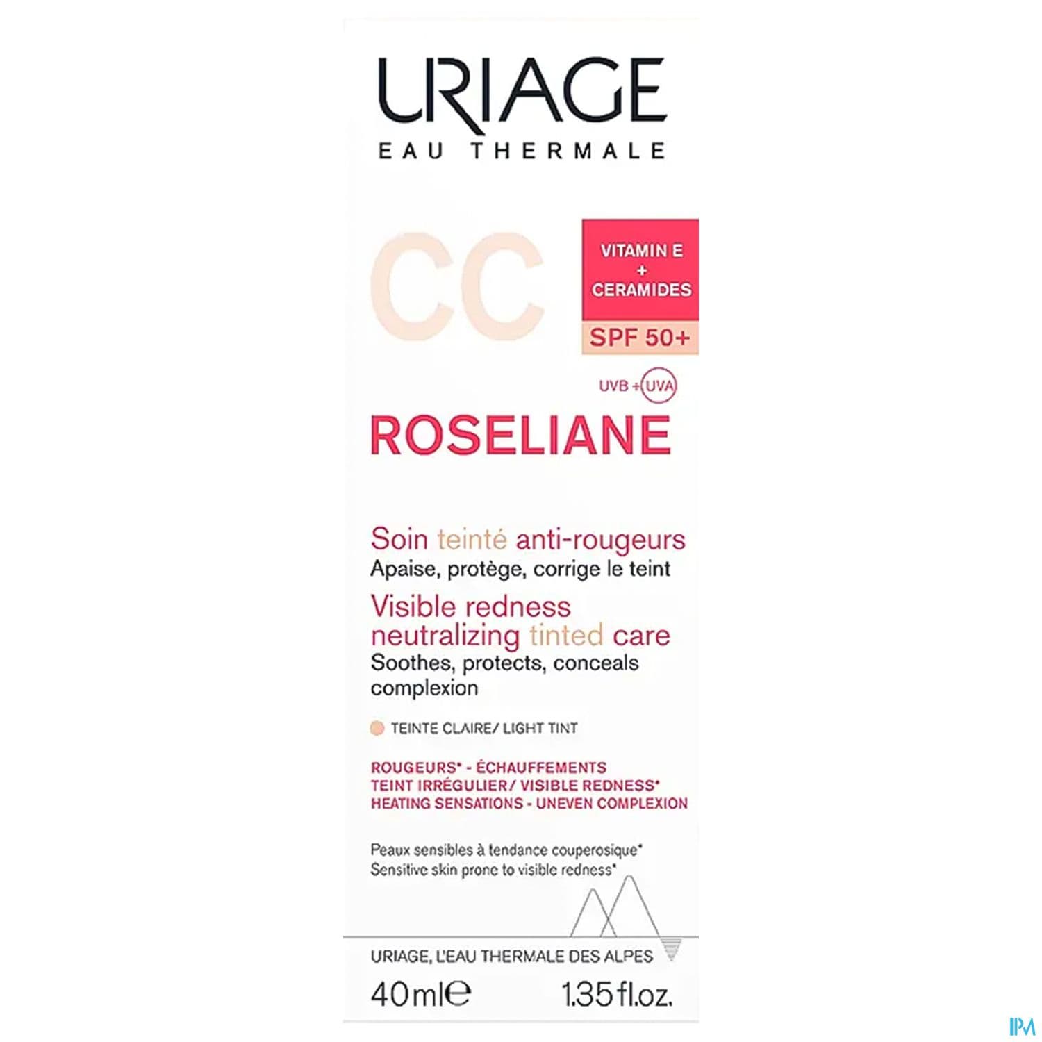 URIAGE ROSELIANE SPF50+ CC CR 40ML