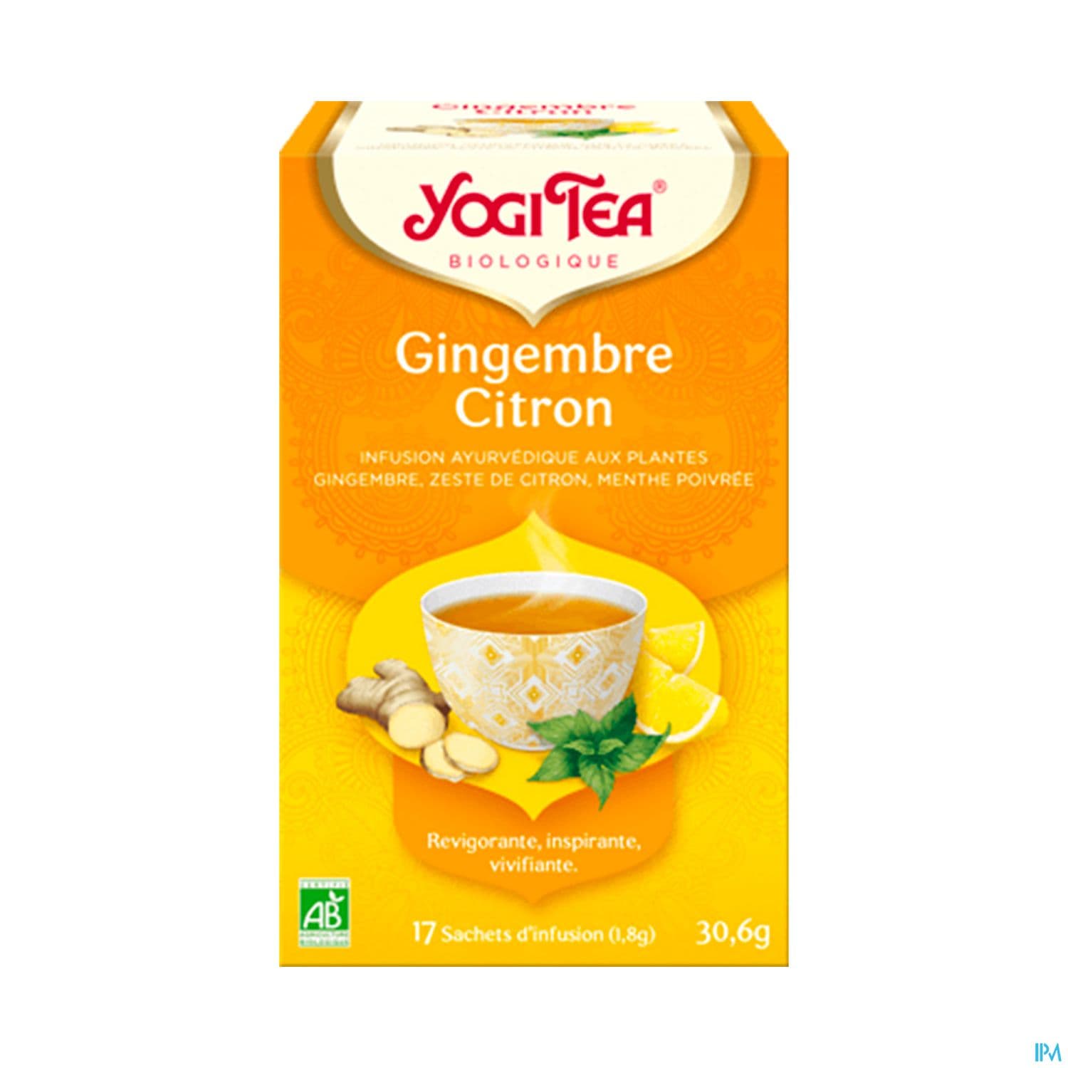 YOGI TEA GINGEMBRE CITRON SACH 17