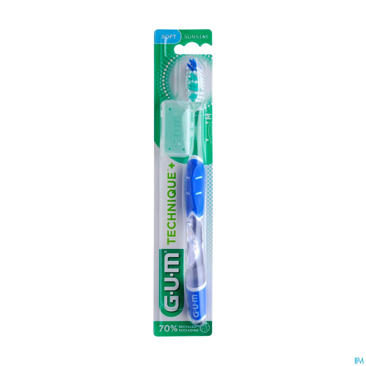 Gum technique+ brosse à dents souple compacte (modèle 491)