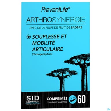 Sid Nutrition Preventlife Arthrosynergie Comprime 60