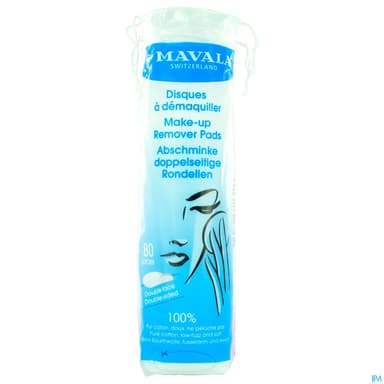 Mavala Coton Demaquiller Disque Sachet 80