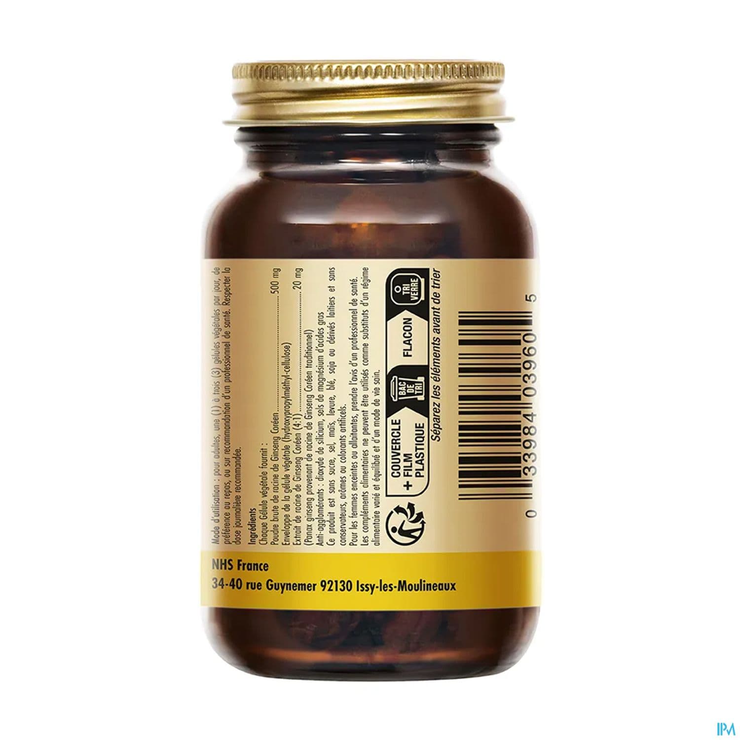 Solgar Full Potency Ginseng Coreen Gelule Vegetale 50