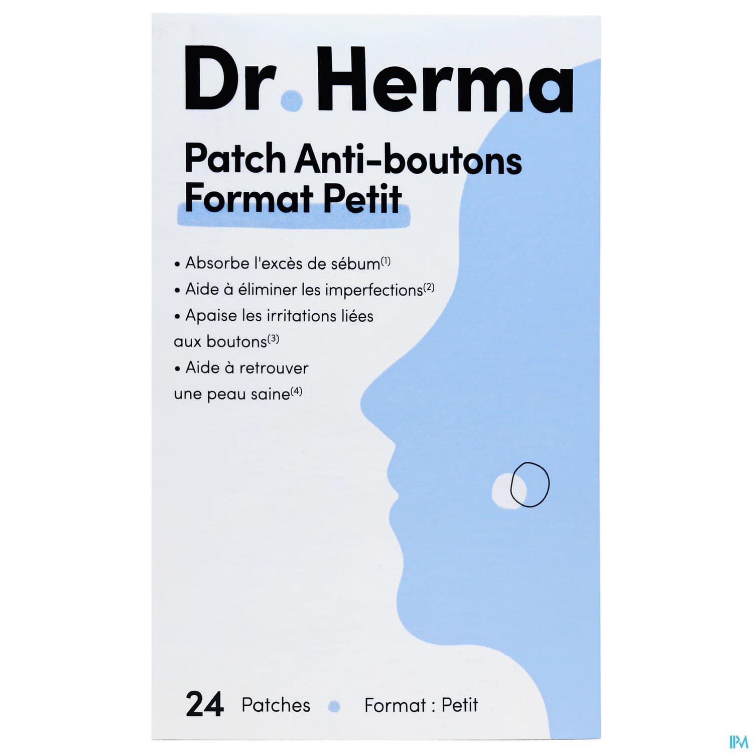 Dr Herma Patch Anti Boutons Format Petit 24