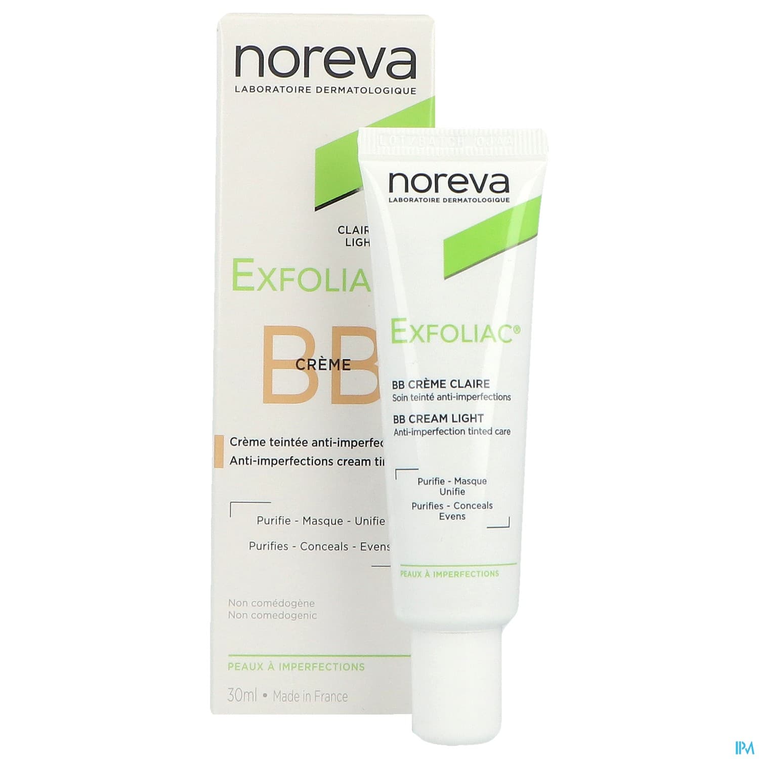 Noreva Exfoliac Bb Creme Teintee Clair 30ml