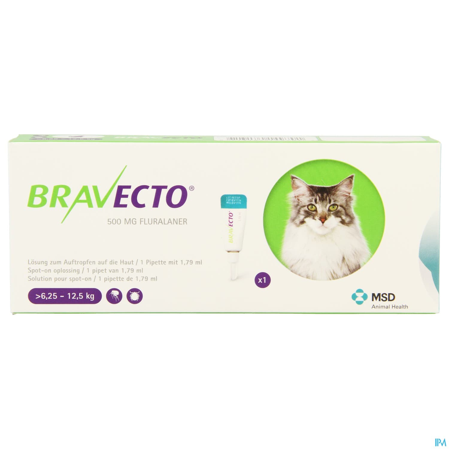 BRAVECTO SPOTON CT 6,25-12,5KGDOS1
