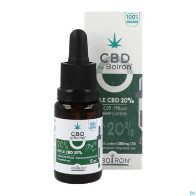 CBD BY BOIRON HUILE 20% 15ML