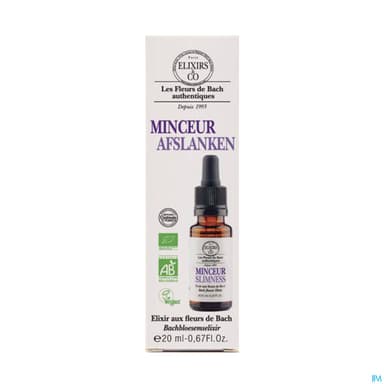 Elixirs Co Les Fleurs De Bach Minceur Bio Gouttes 20ml