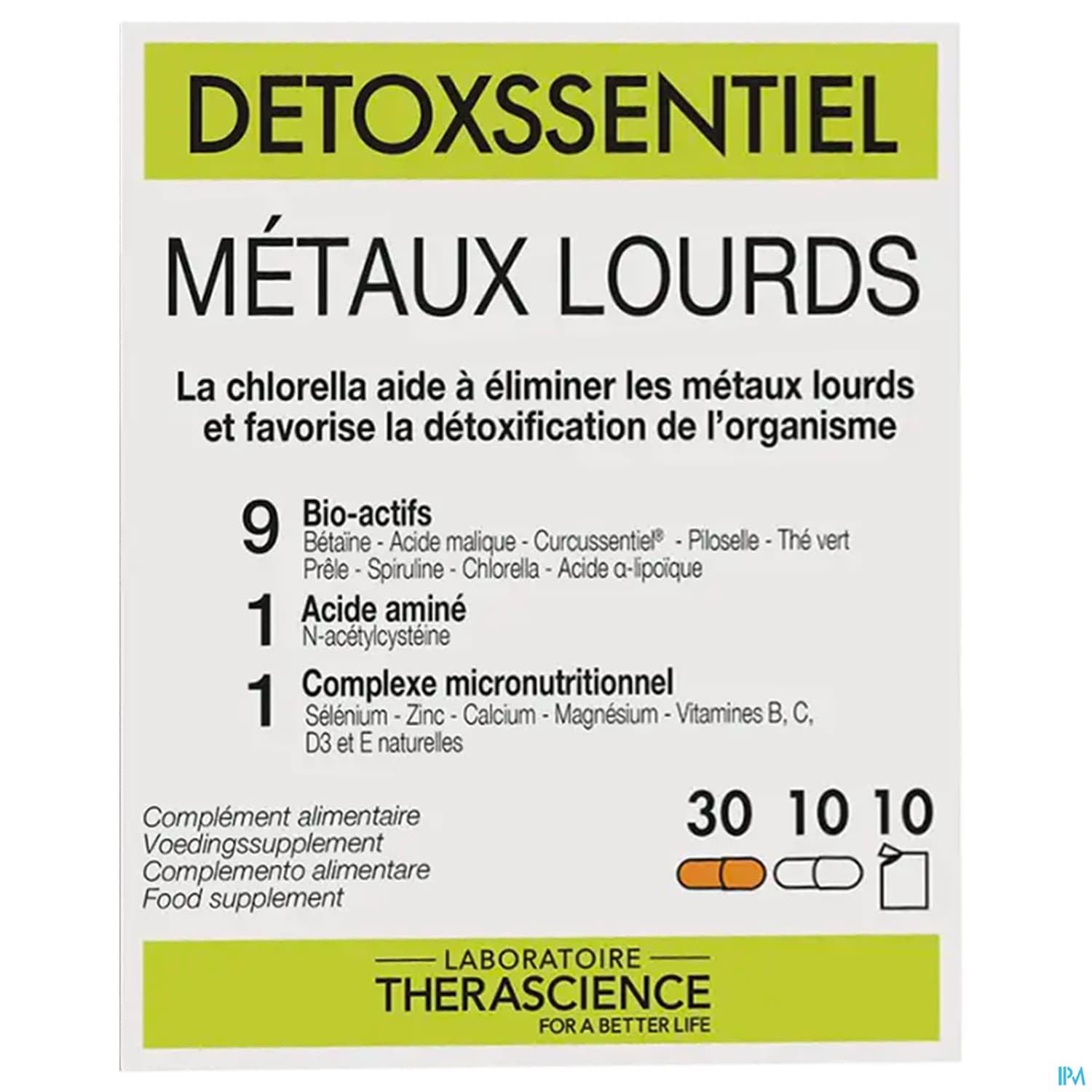 Therascience Detoxssentiel Metaux Lourd Gelule 40 + Sac 10