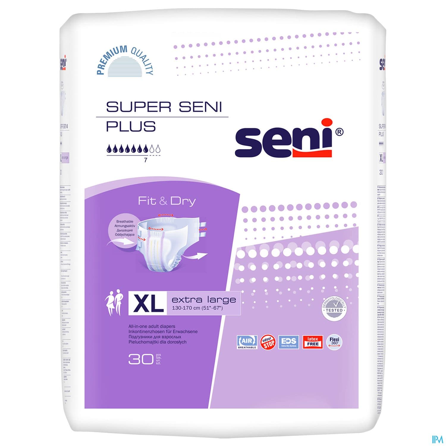 SENI SUPER PLUS CHANGE XL 30