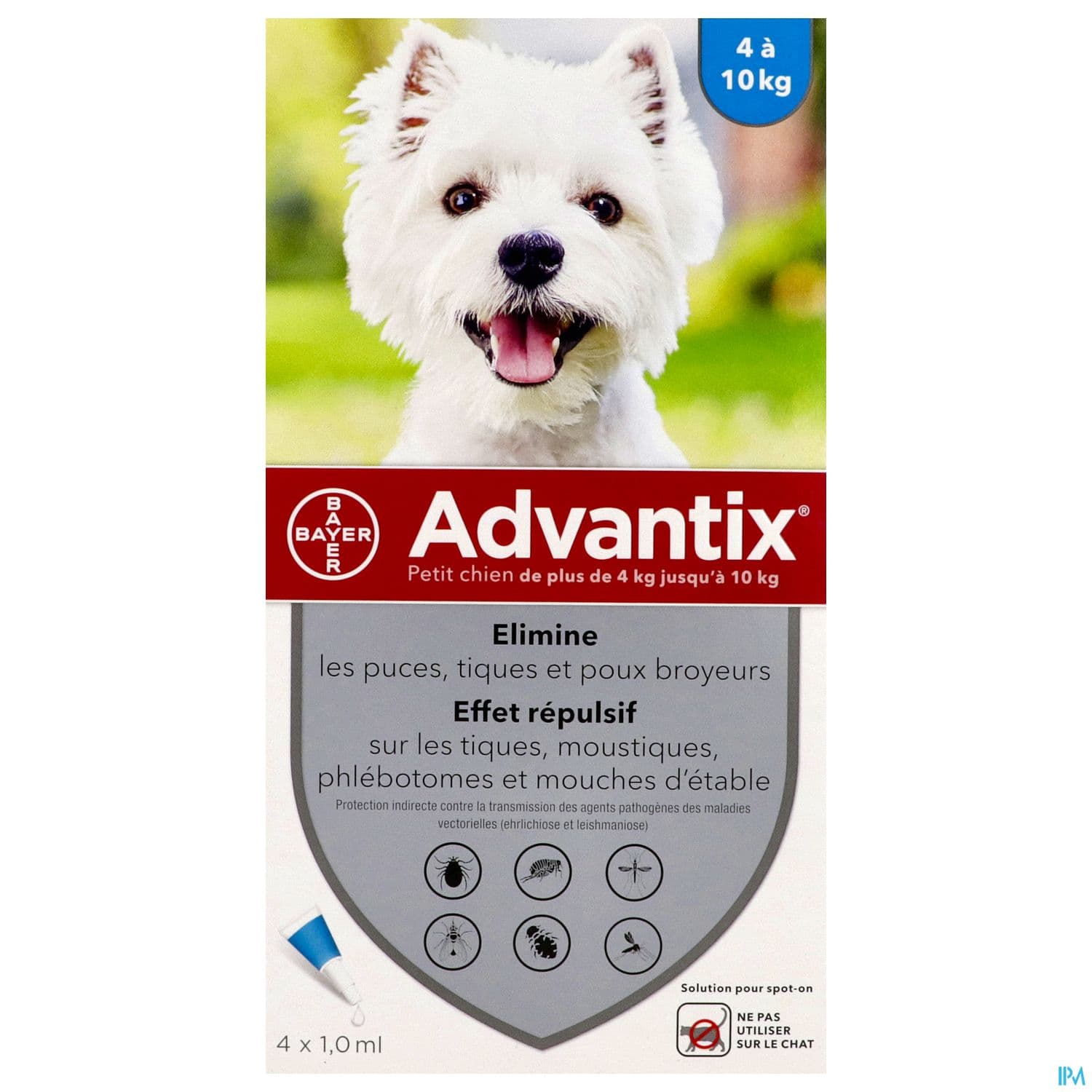 Advantix Chien Petit Spot On Solution 1ml 4
