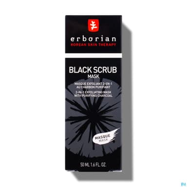ERBORIAN BLACK SCRUB MASQ 50ML