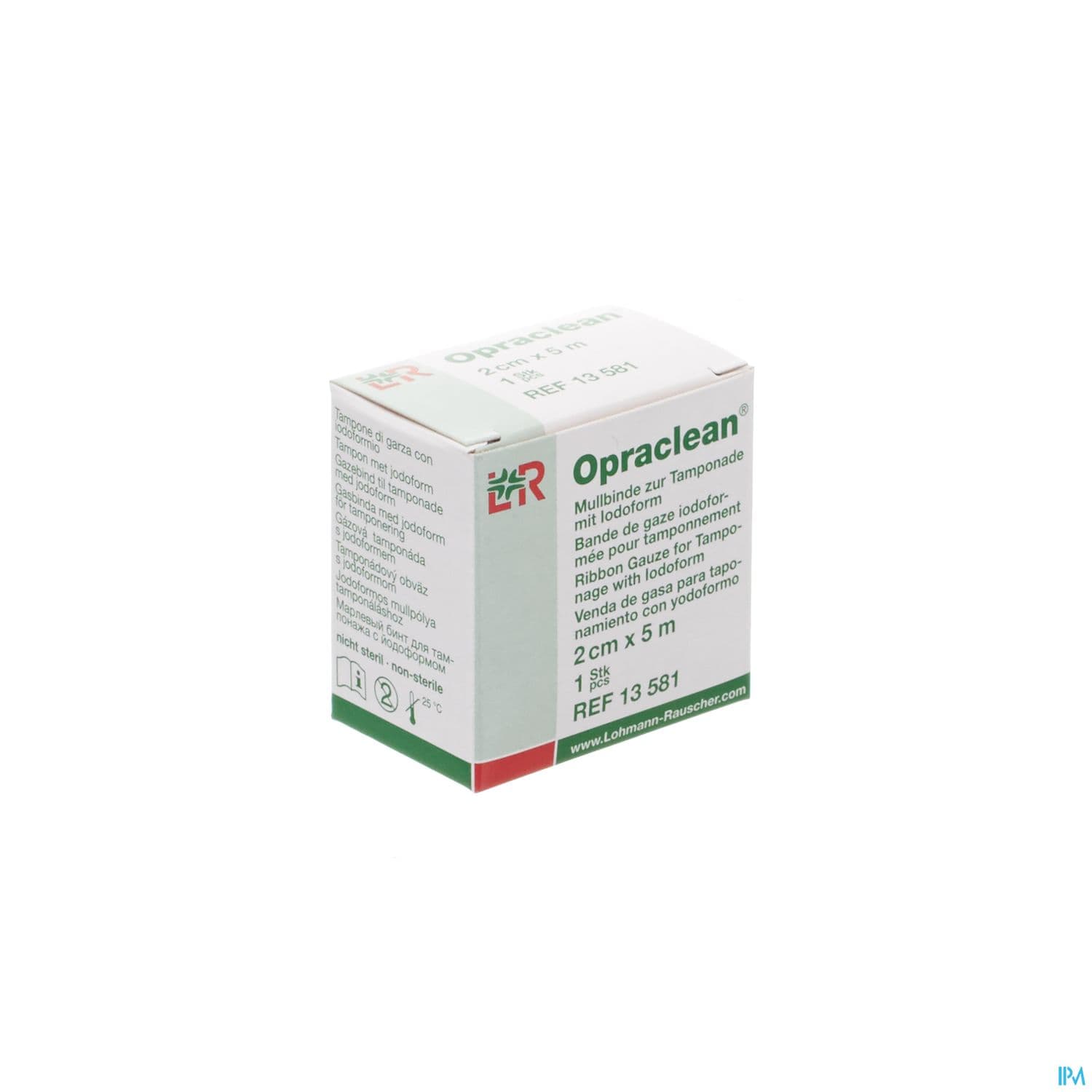 Opraclean Meche De Gaze Iodoformee 5m X 2cm