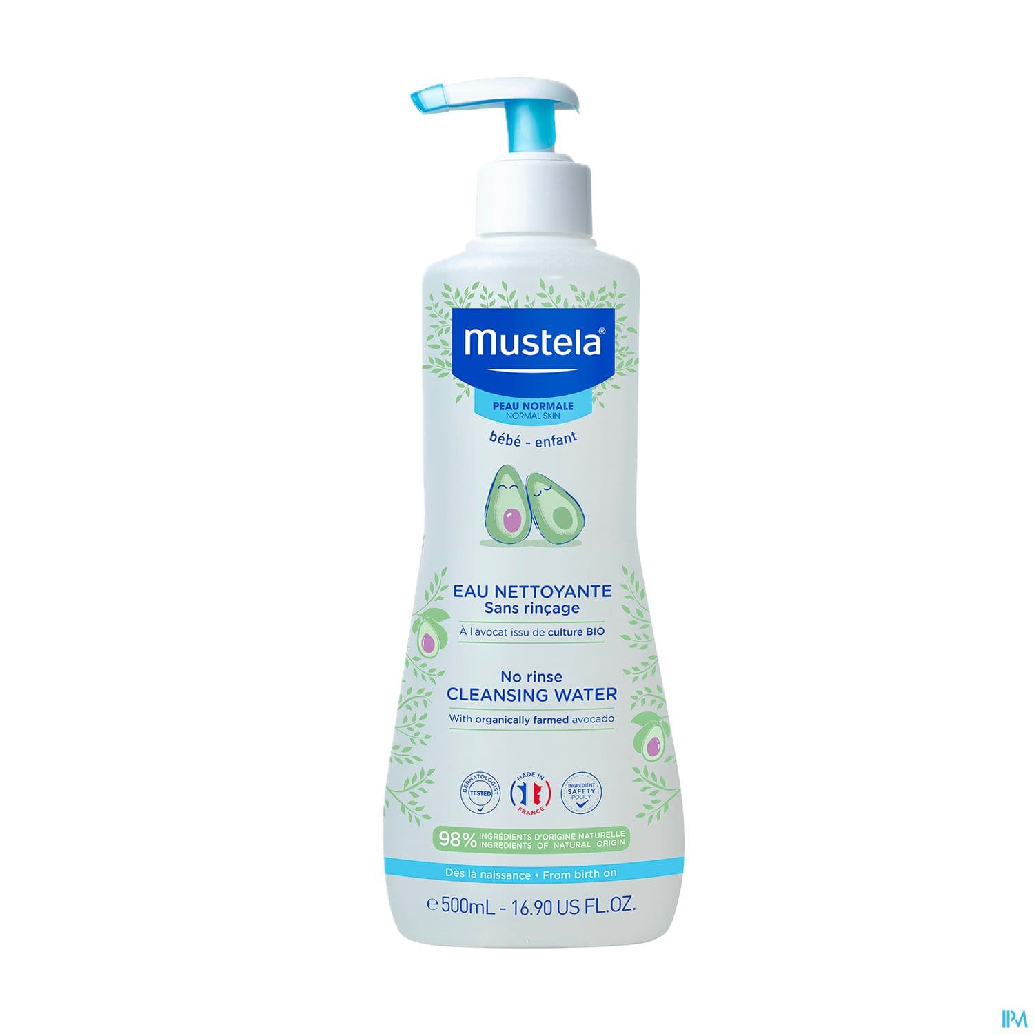 MUSTELA BB EAU NETT S/RINC PN500ML