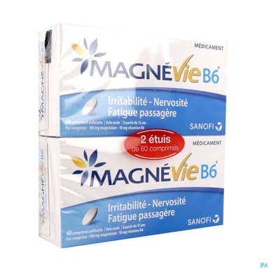 Magnevie B6 100mg/10mg Comprime 60 X2