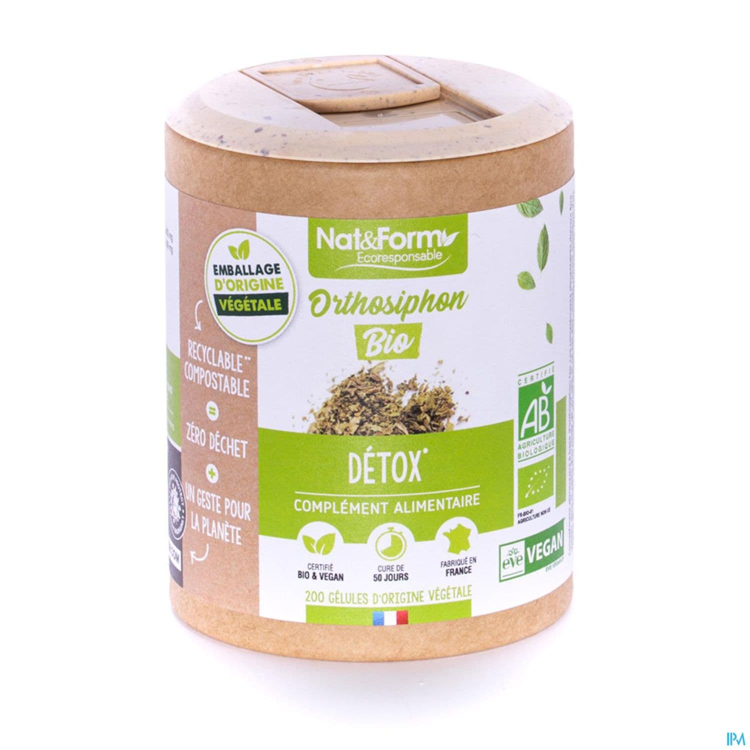 Nat Et Form Ecoresponsable Orthosiphon Bio Gelule Vegetale 90