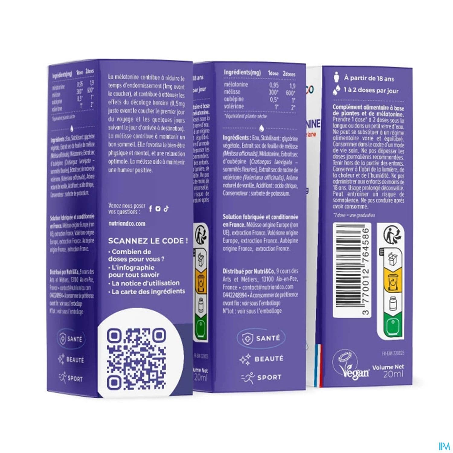 NUTRI&CO MELATONINE 20ML