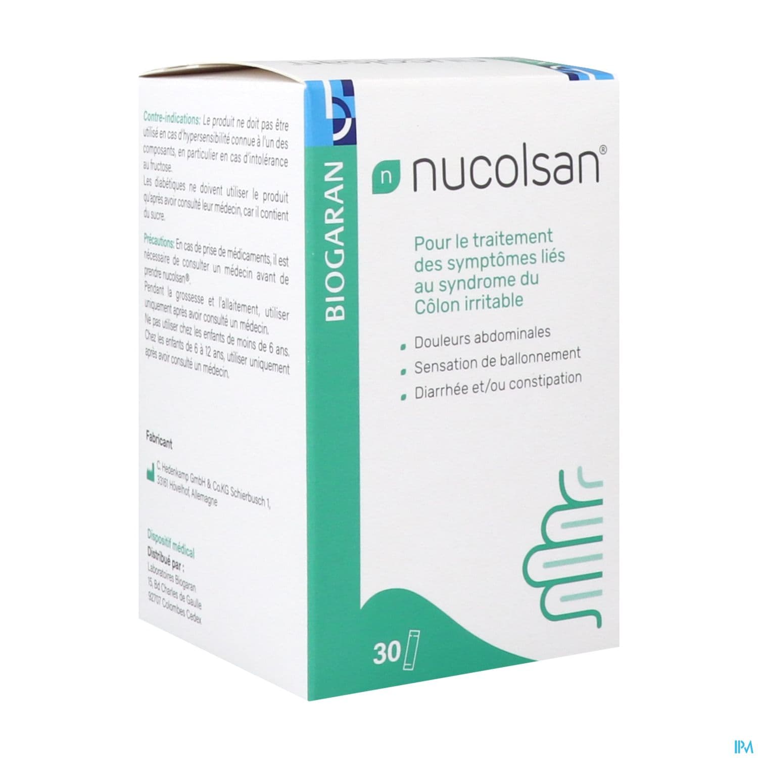 Nucolsan Biogaran Poudre Pour Solution Buvable Sachet 3g 30