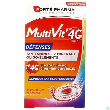 Forte Pharma Multivit' 4g Defenses Comprime 30