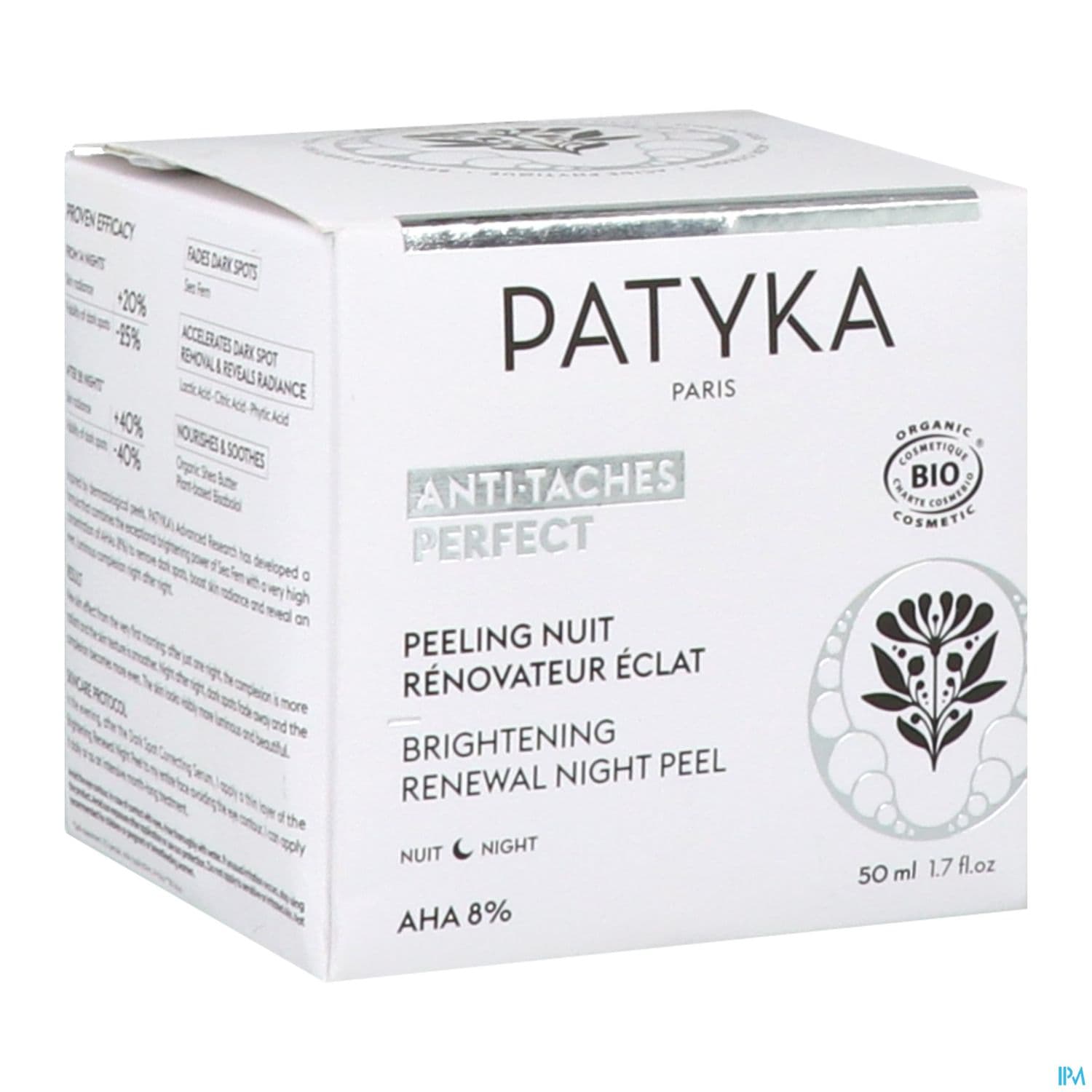 Patyka Peeling Nuit Renovateur D Eclat 50ml