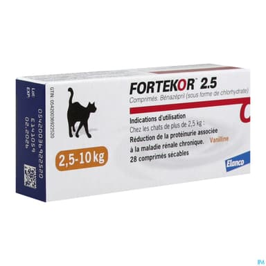 FORTEKOR 2,5 CHAT/CHIEN CPR 28