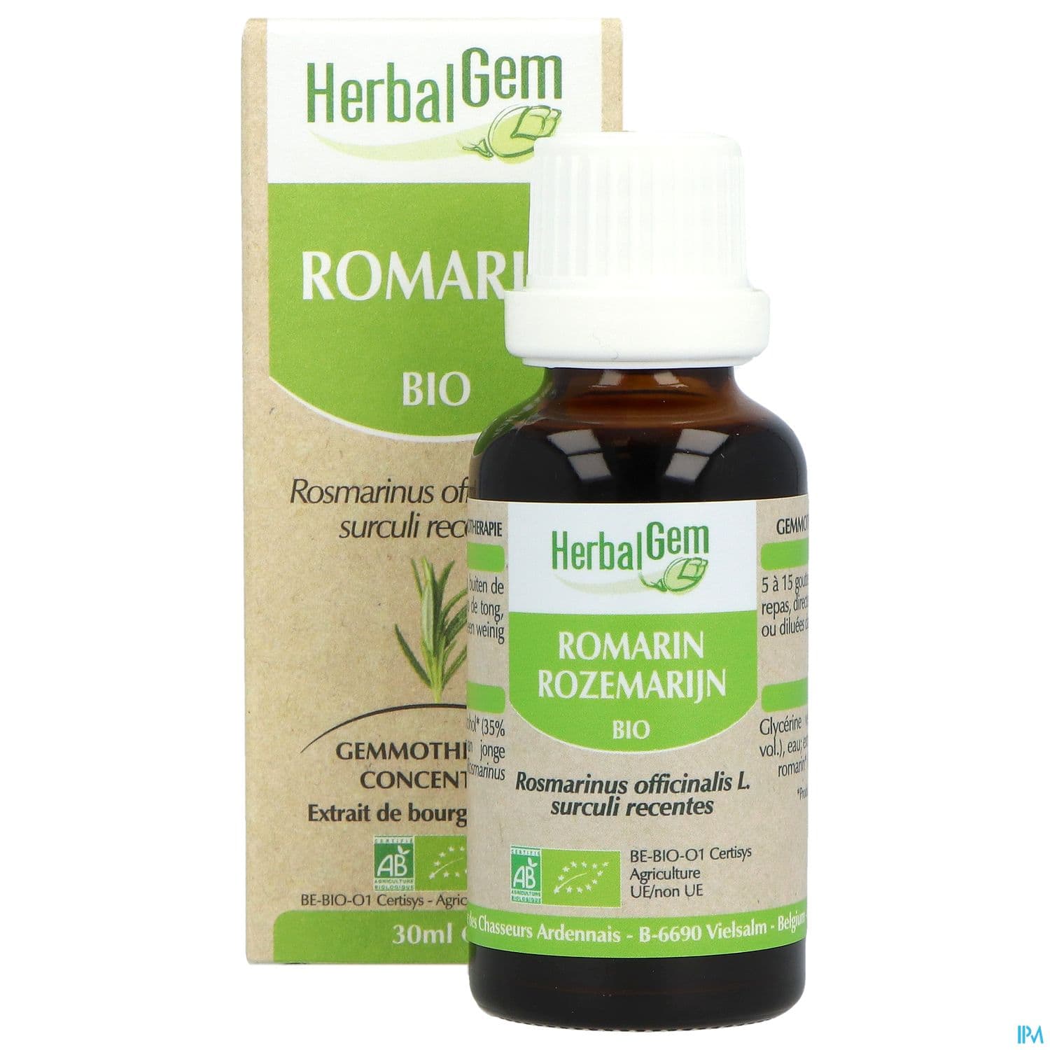 Herbalgem Romarin Jp Bourgeon Macerat Gly Bio 30ml