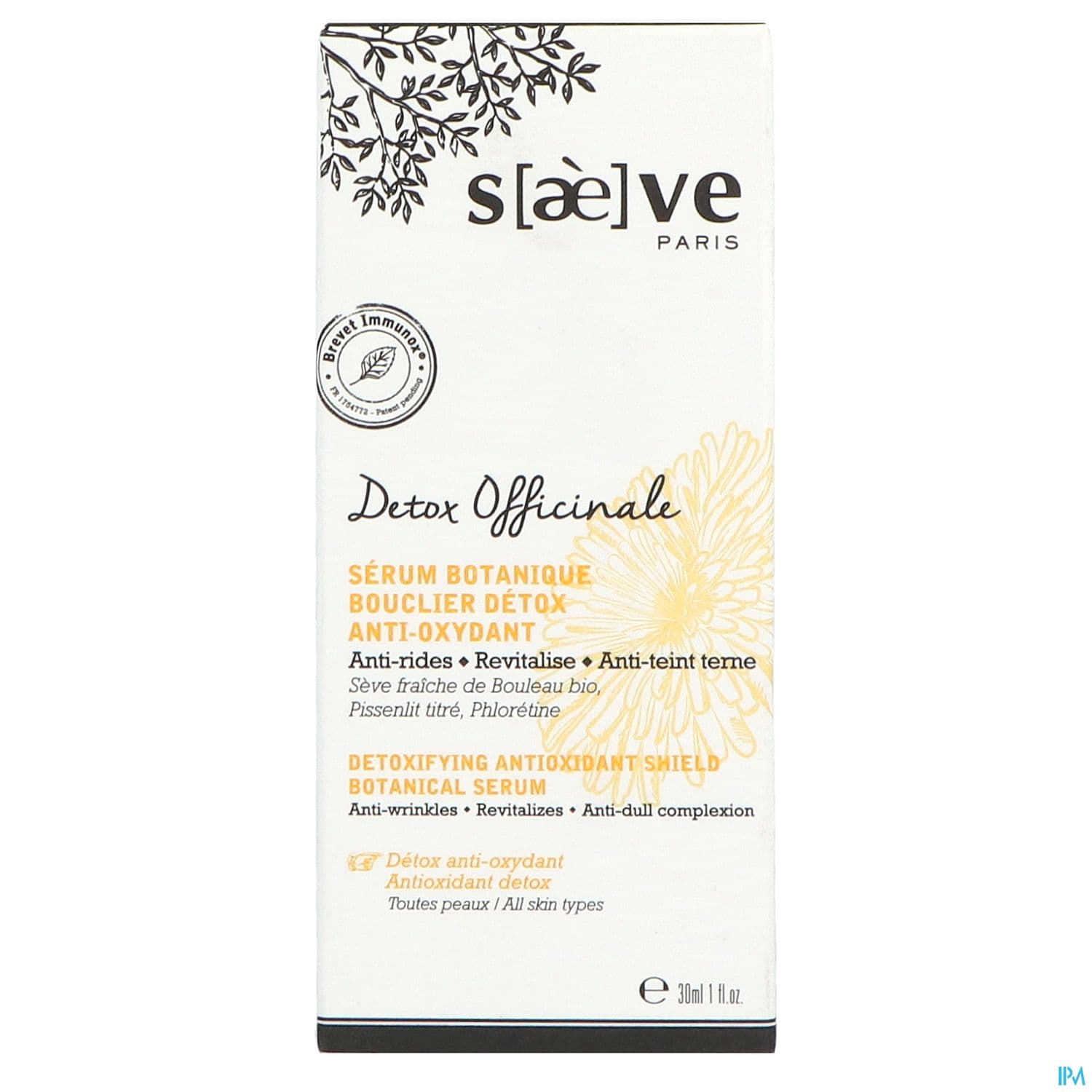 SAEVE DETOX SERUM BOTANIQ 30ML