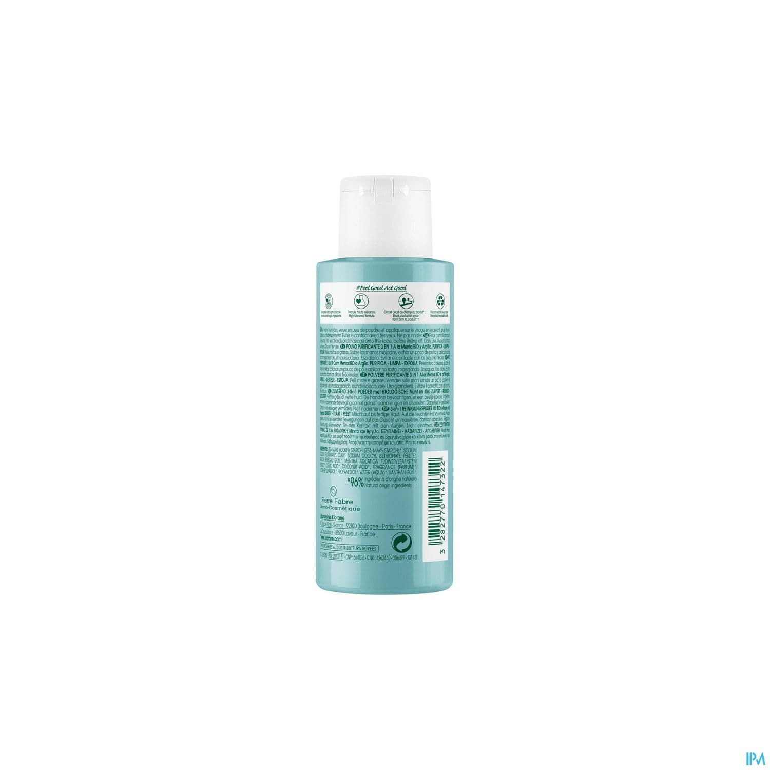 KLORANE PDR NETT MENTHE AQUA 50G