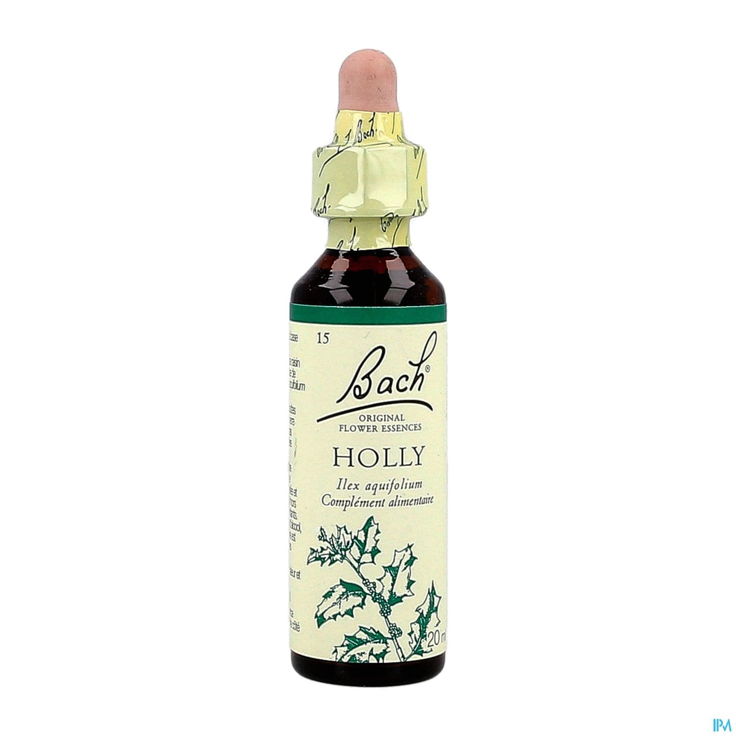 Fleurs De Bach Original 15 Holly Compte Gouttes 20ml