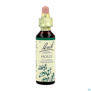 Fleurs De Bach Original 15 Holly Compte Gouttes 20ml