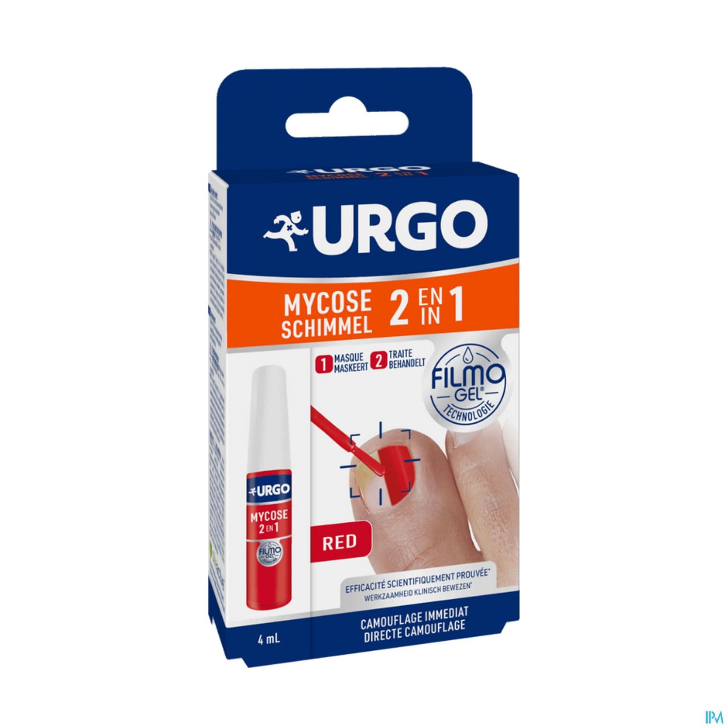 Urgo Filmogel Mycose 2en1 Rouge 4ml