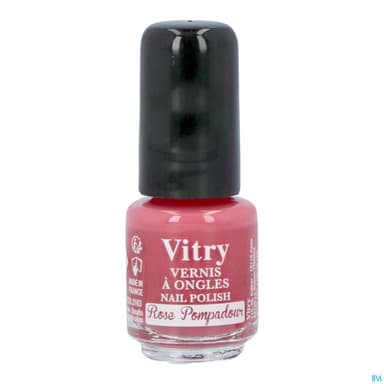 Vitry Vernis Ongles Rose Pompadour Mini 4ml