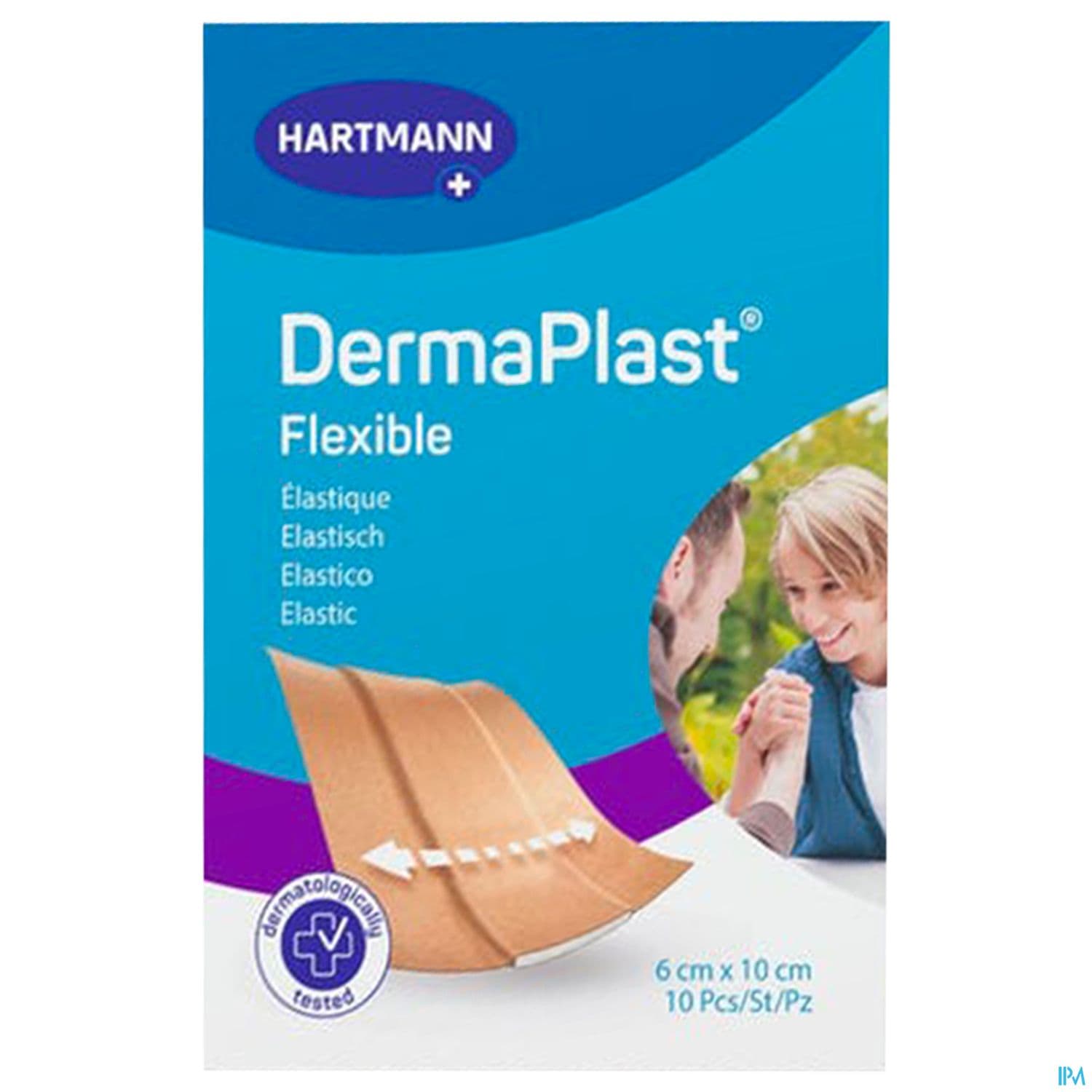 DERMAPLAST FLEXIBLE PANS 6X10CM 10