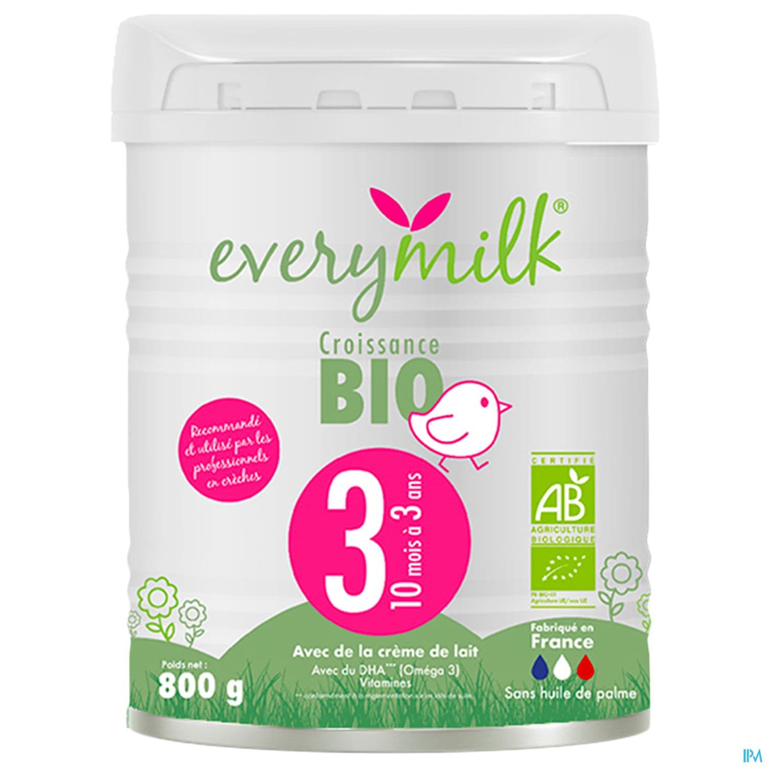 EVERYMILK LAIT CROISS 3 PDR 800G