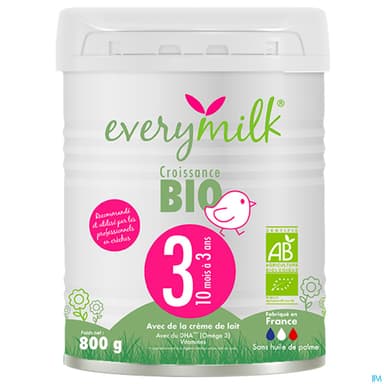 EVERYMILK LAIT CROISS 3 PDR 800G