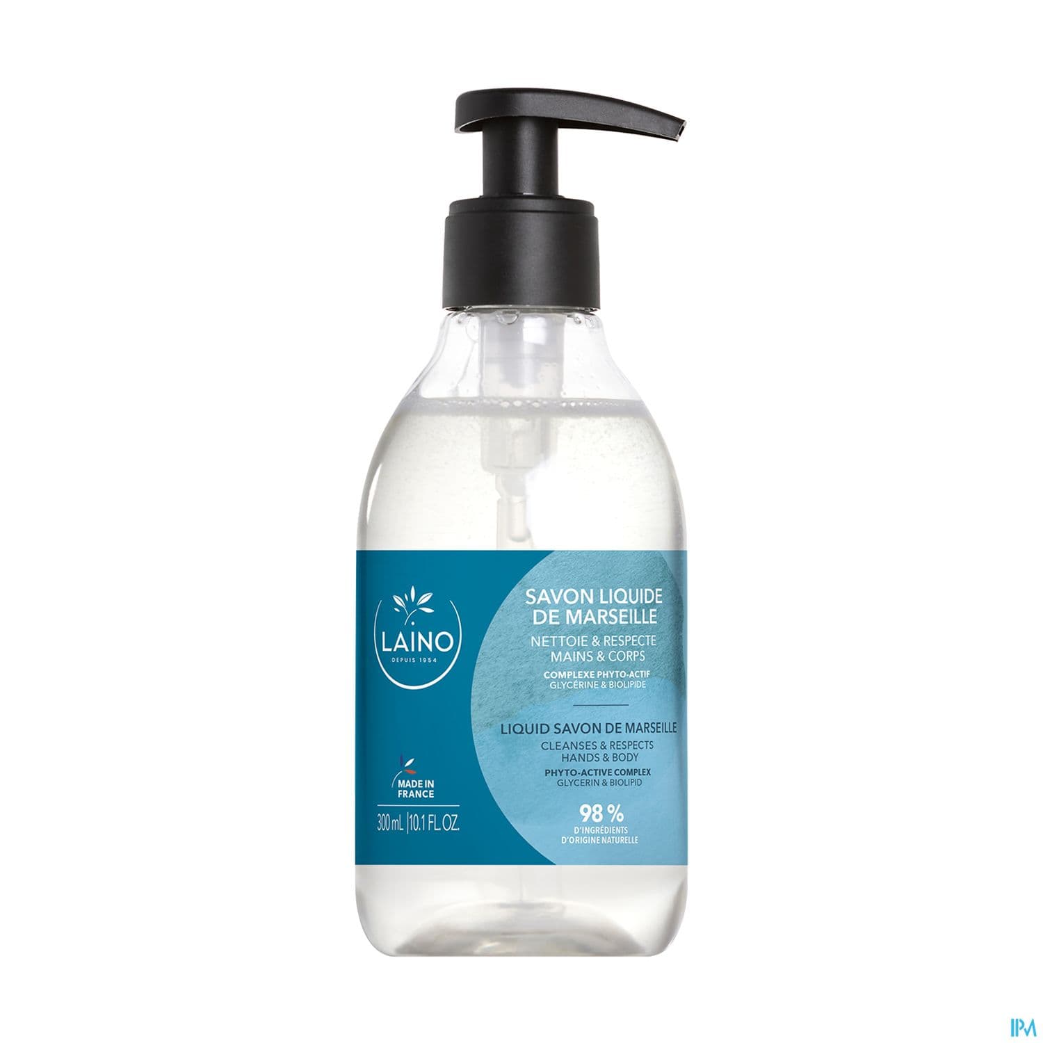 LAINO SAV LIQ MARSEILLE 300ML — Pharmacie Lafayette Daloy