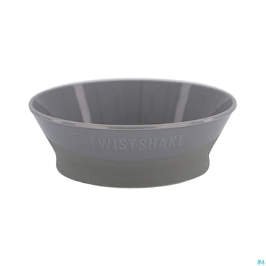 Twistshake Bol Antiderapant +6m Gris Pastel