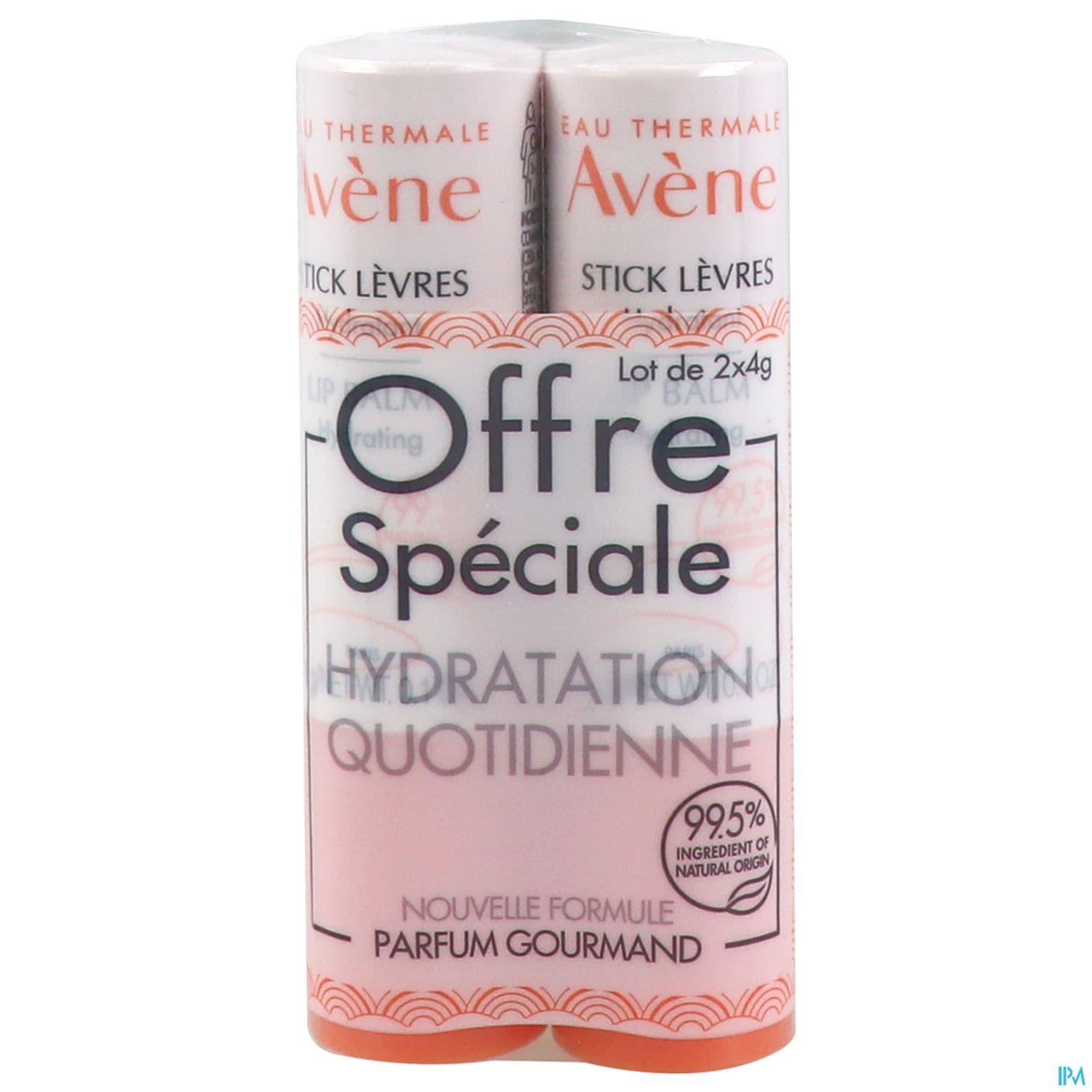 AVENE STICK LEVRE HYDRATANT 4G X2