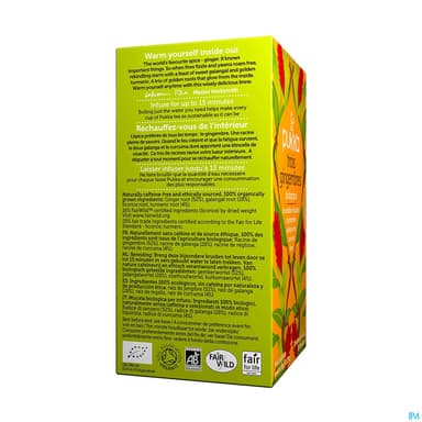 Pukka Infusion 3 Gingembres Bio Sachet 20